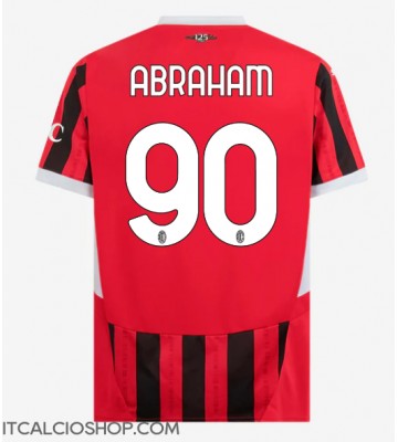 AC Milan Tammy Abraham #90 Prima Maglia 2024-25 Manica Corta